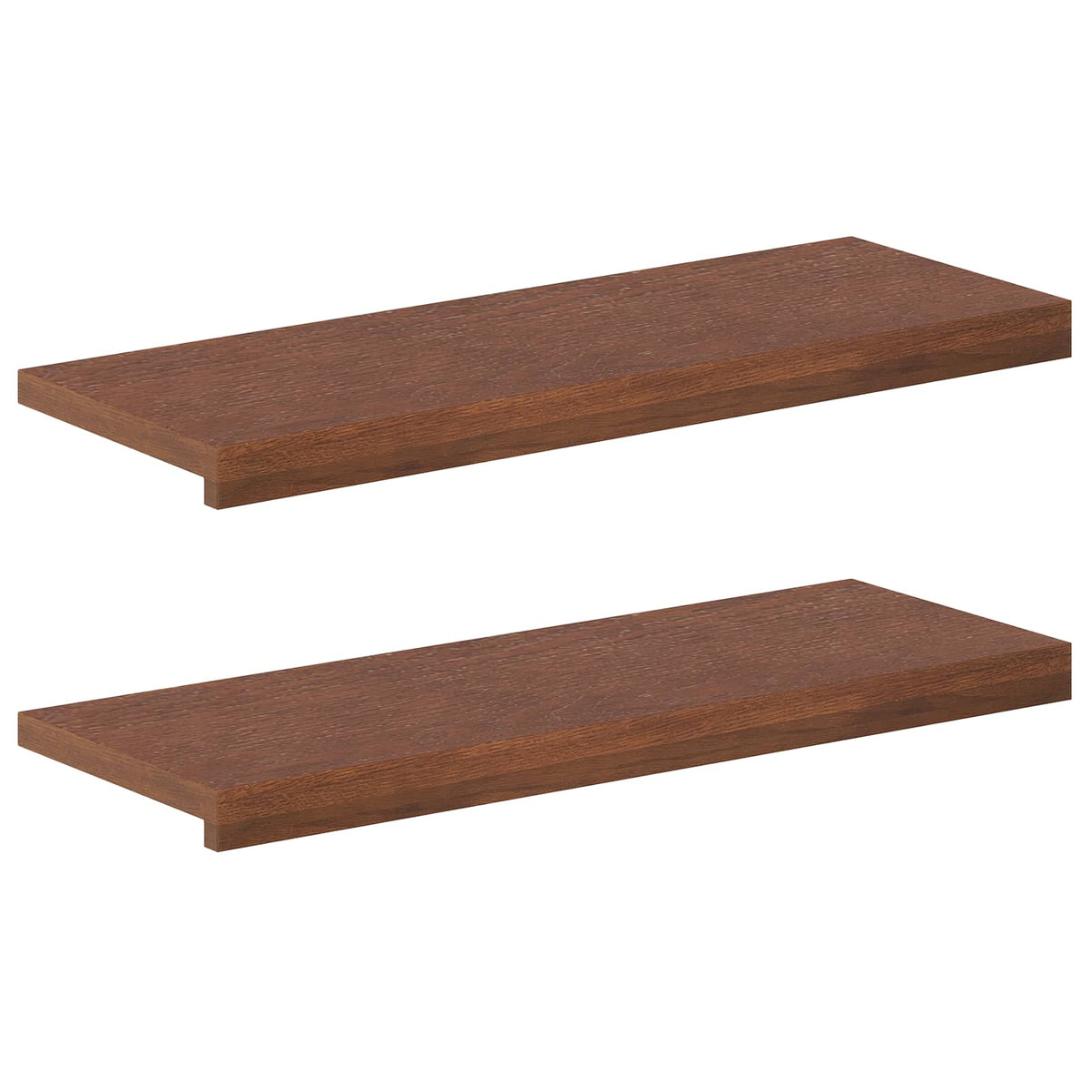 Window Sills 2 pcs Dark Brown 70 x 30 x 2 cm Solid Oak Wood