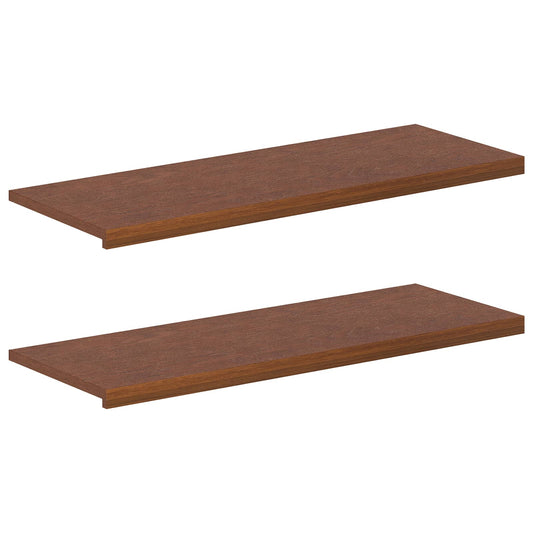 Window Sills 2 pcs Dark Brown 120 x 40 x 2 cm Solid Oak Wood