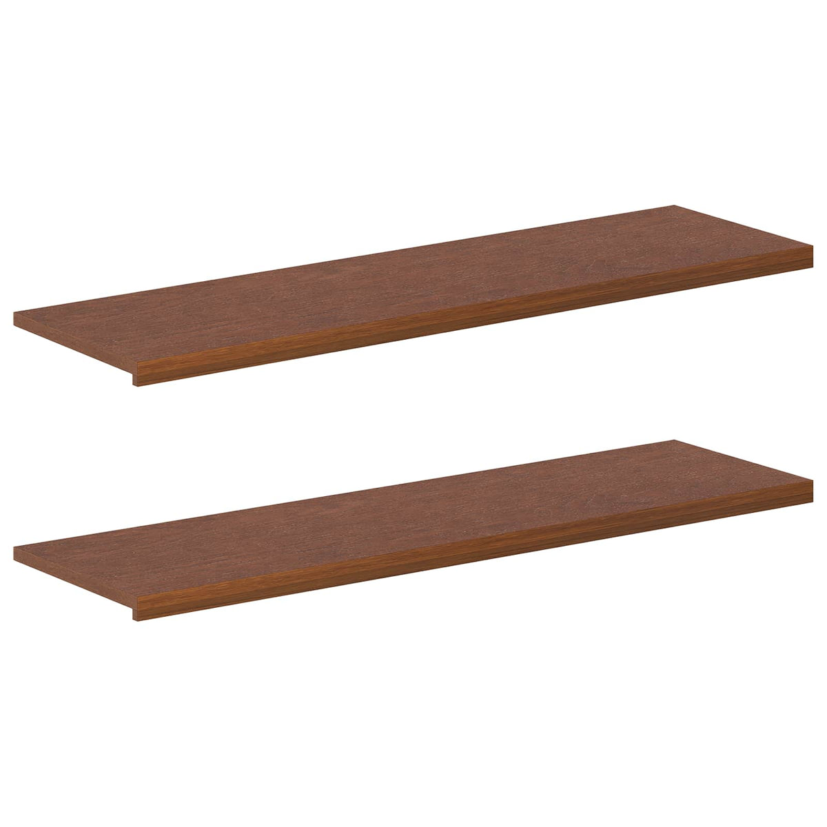 Window Sills 2 pcs Dark Brown 140 x 40 x 2 cm Solid Oak Wood
