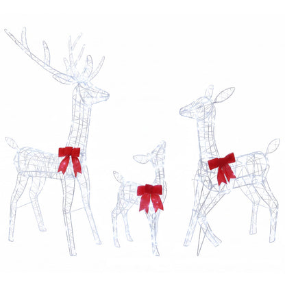 Christmas LED Reindeer Family 700 LEDs Cold White