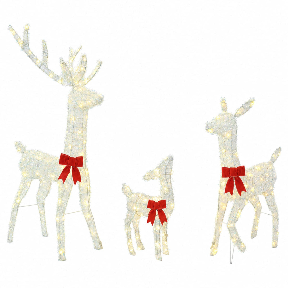 Christmas LED Reindeer Family 300 LEDs Warm White