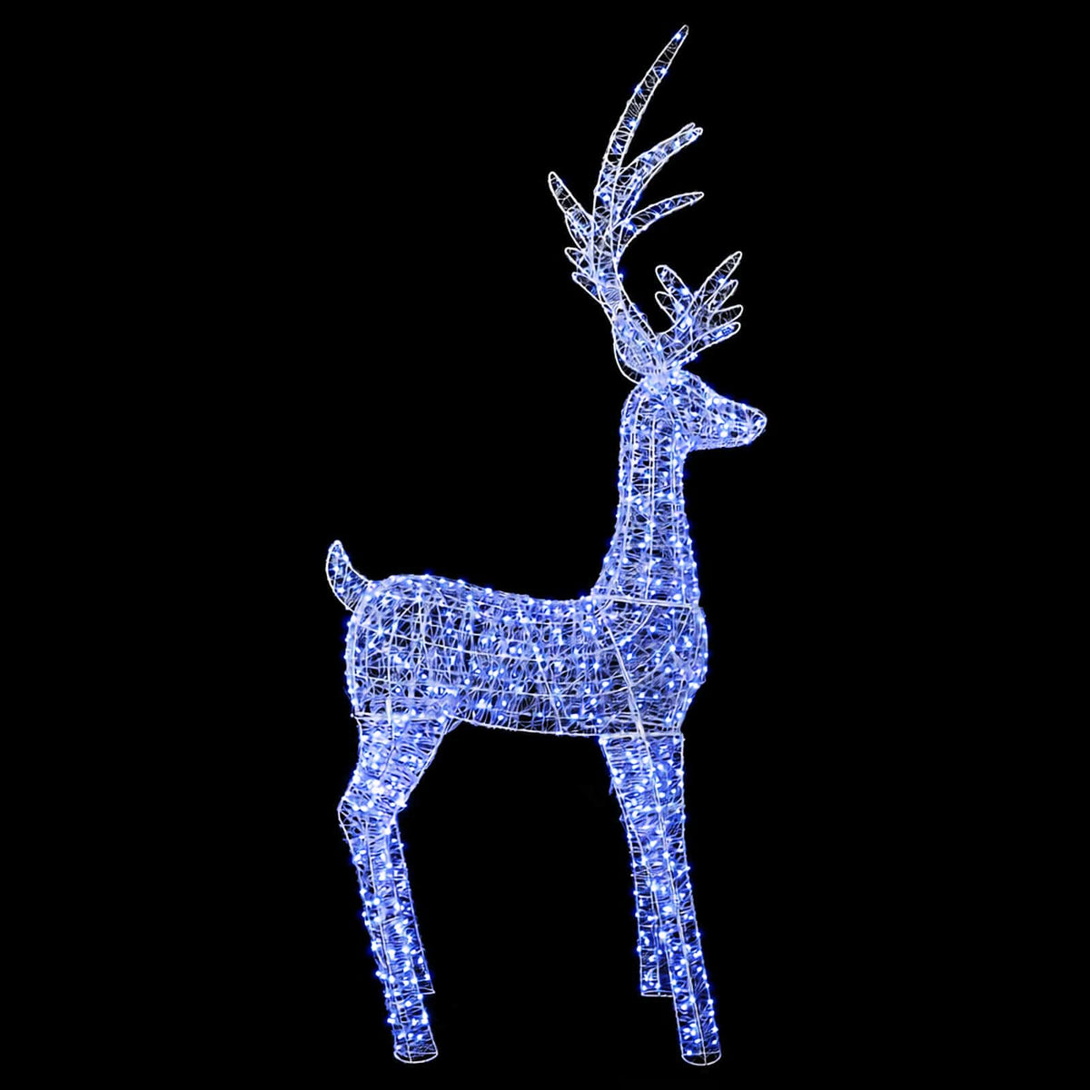 Christmas LED Reindeer Motif Light 1000 LEDs Blue