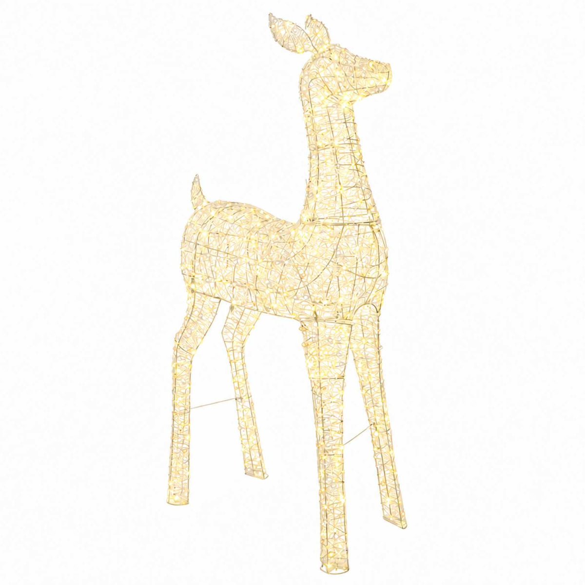 Christmas LED Reindeer Motif Light LOVIISA 900 LEDs Warm White