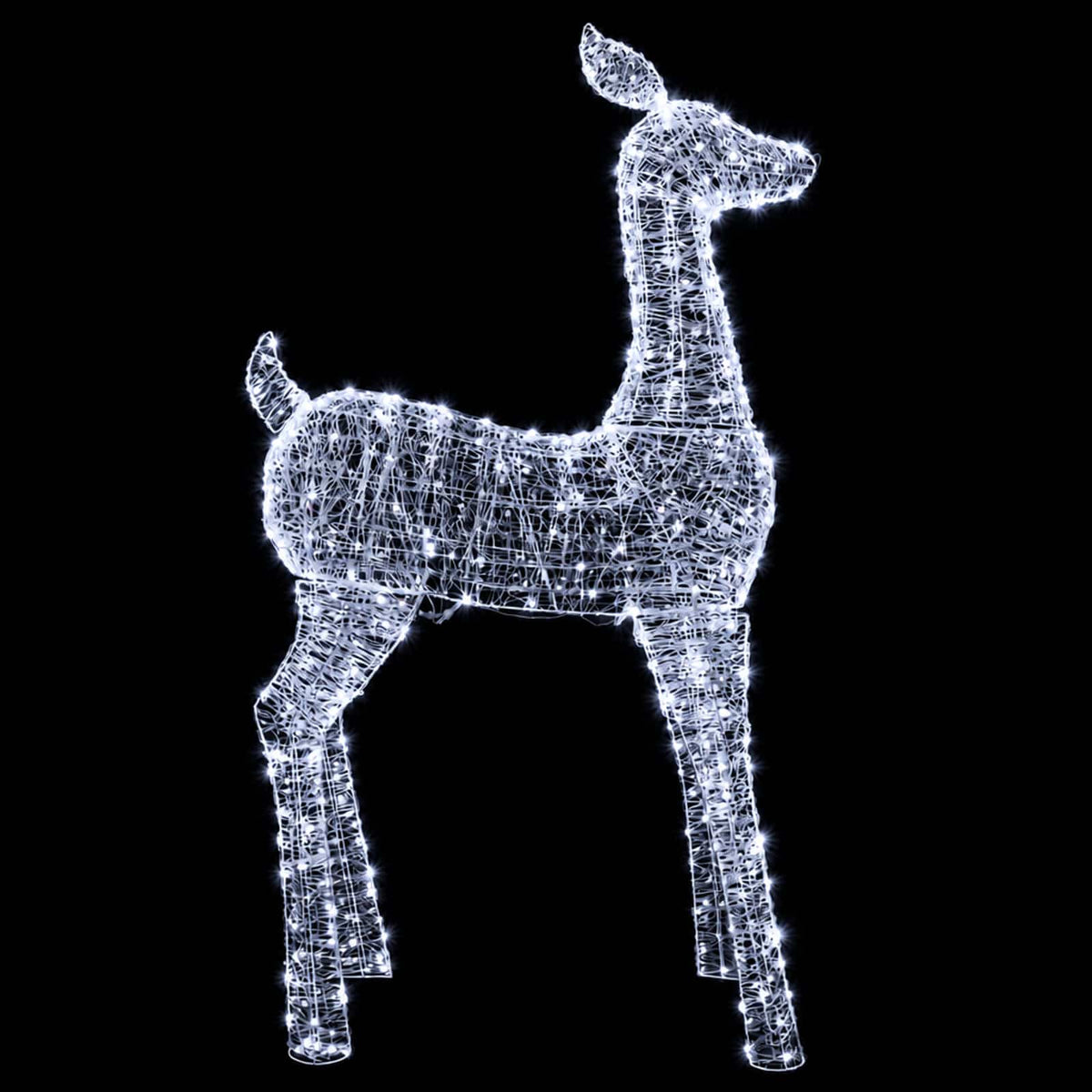 Christmas LED Reindeer Motif Light LOVIISA 900 LEDs Cold White