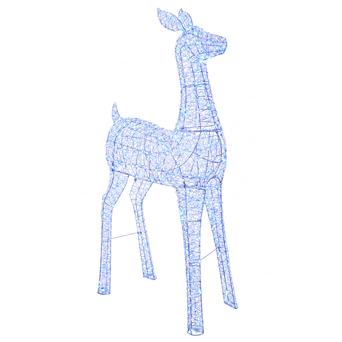 Christmas LED Reindeer Motif Light LOVIISA 900 LEDs Blue