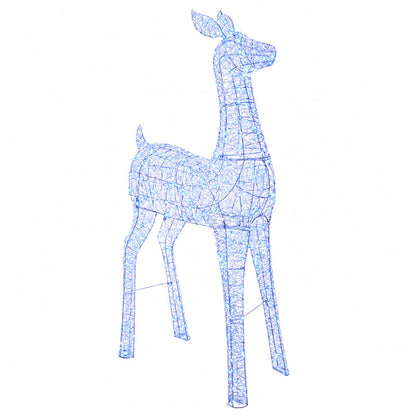 Christmas LED Reindeer Motif Light LOVIISA 900 LEDs Blue