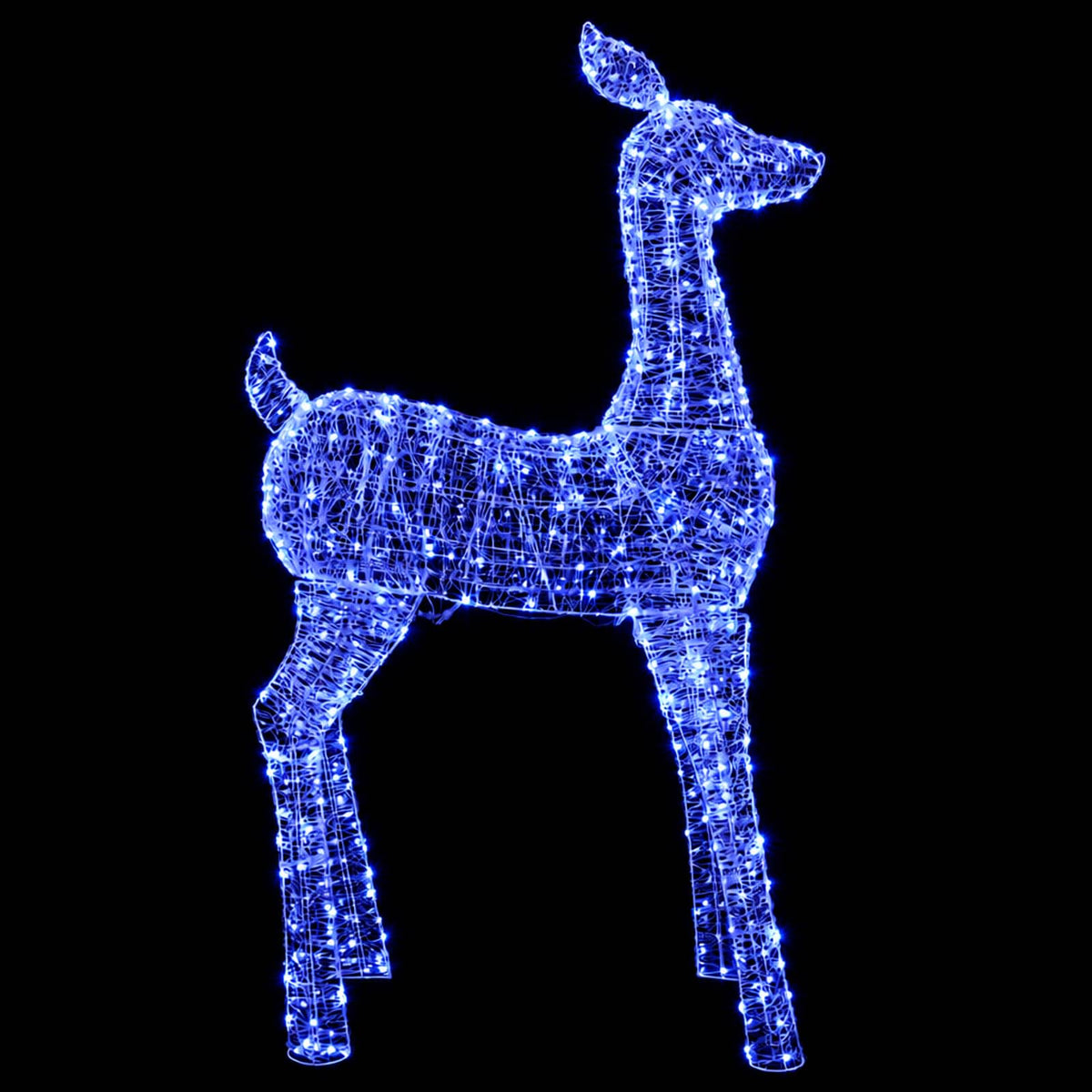 Christmas LED Reindeer Motif Light LOVIISA 900 LEDs Blue