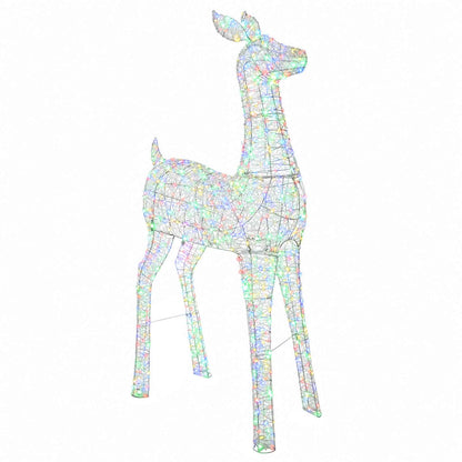 Christmas LED Reindeer Motif Light LOVIISA 900 LEDs Multicolour