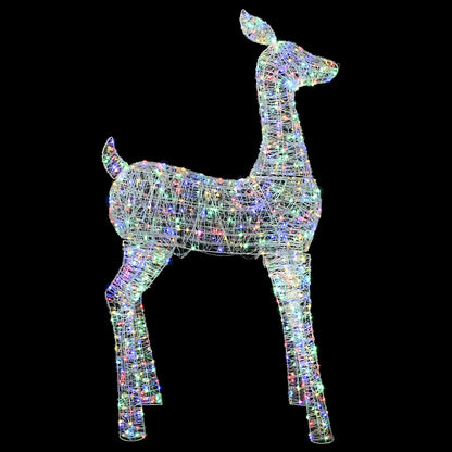 Christmas LED Reindeer Motif Light LOVIISA 900 LEDs Multicolour