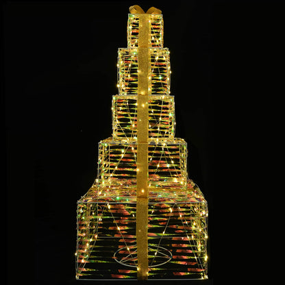Christmas LED Gift Box Stack 250 LEDs Warm White