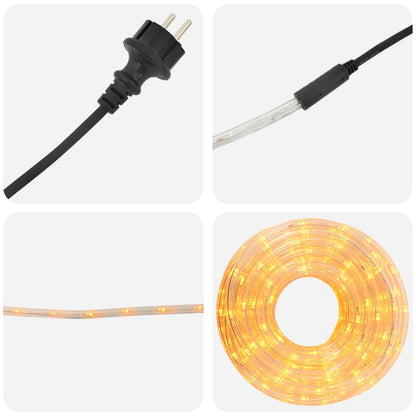 Christmas LED Rope Light 1200 LEDs Yellow 50 m