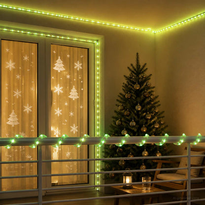 Christmas LED Rope Light 1200 LEDs Green 50 m
