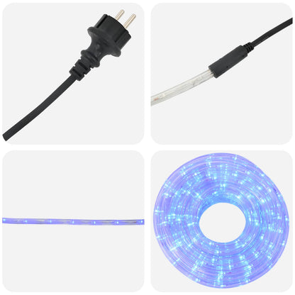 Christmas LED Rope Light 2400 LEDs Blue 100 m