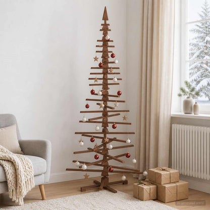 Wooden Christmas Tree KOTKA 240 cm Solid Pine Wood