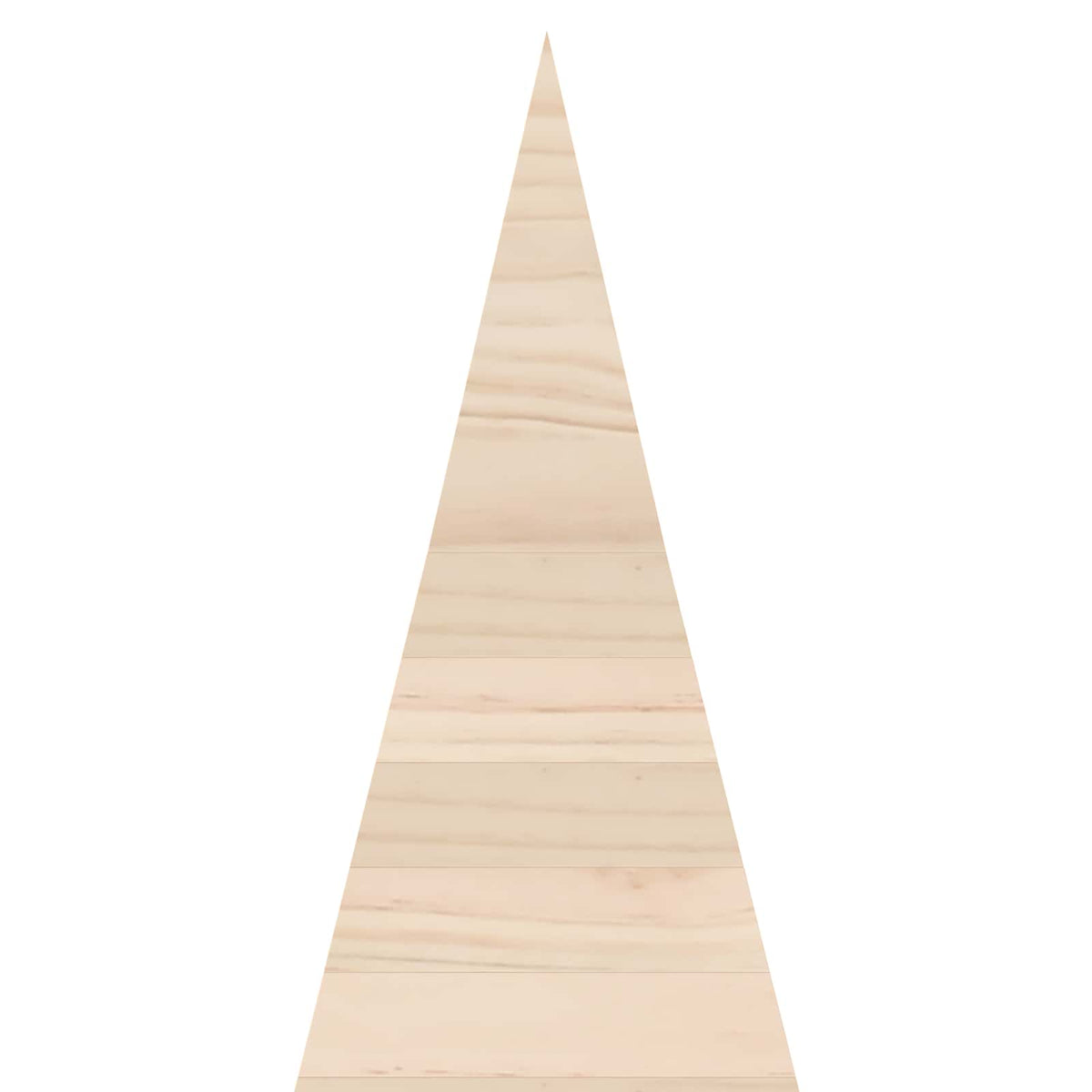 Wooden Christmas Tree KOTKA 240 cm Solid Pine Wood Natural