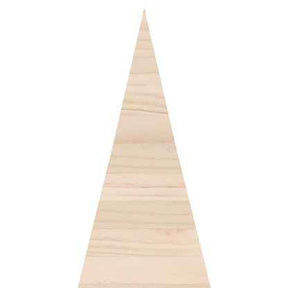 Wooden Christmas Tree KOTKA 240 cm Solid Pine Wood Natural