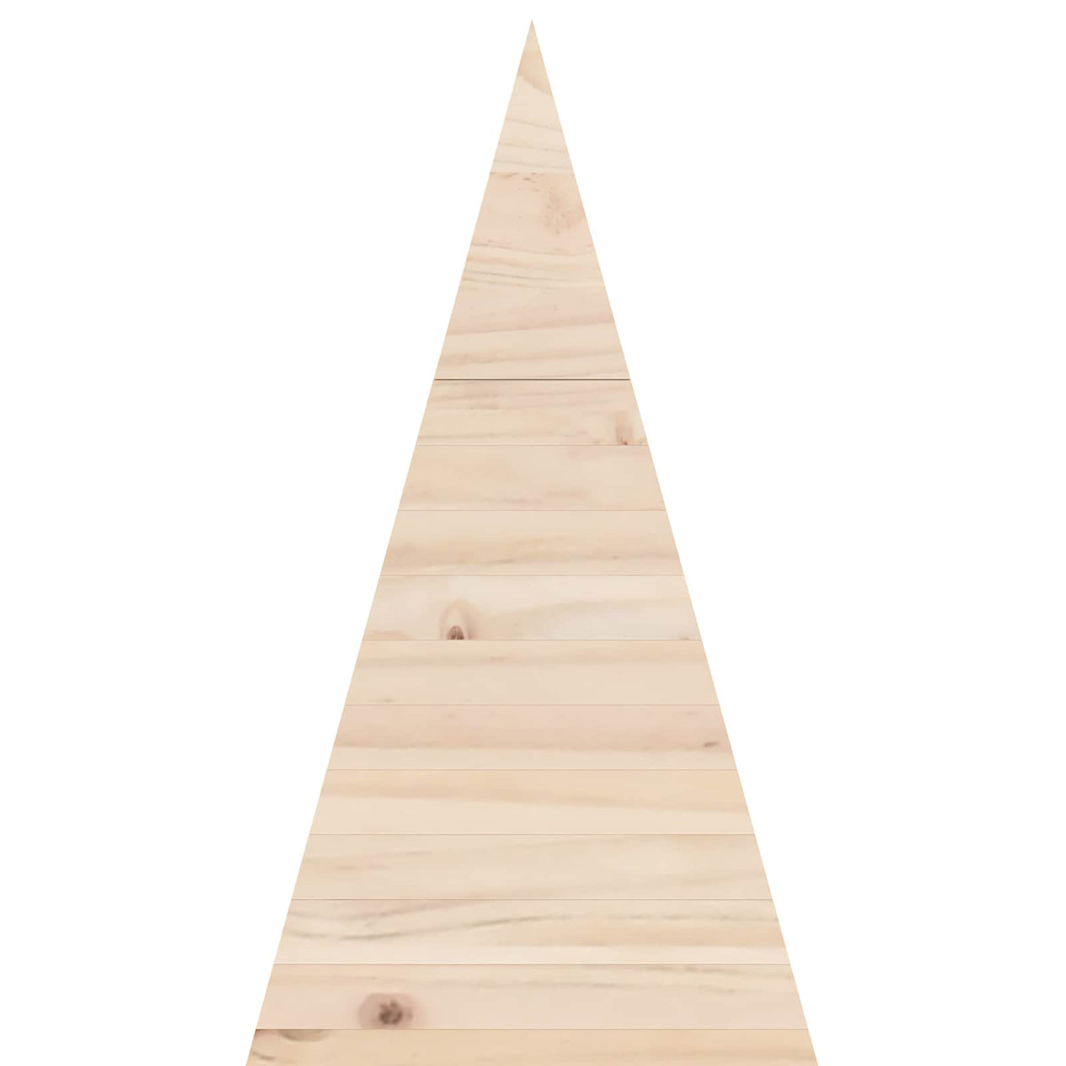 Wooden Christmas Tree KOTKA 150 cm Solid Pine Wood Natural