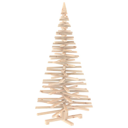 Wooden Christmas Tree KOTKA 150 cm Solid Pine Wood Natural