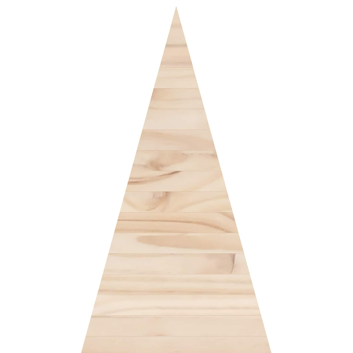 Wooden Christmas Tree KOTKA 180 cm Solid Pine Wood Natural