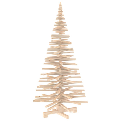 Wooden Christmas Tree KOTKA 180 cm Solid Pine Wood Natural