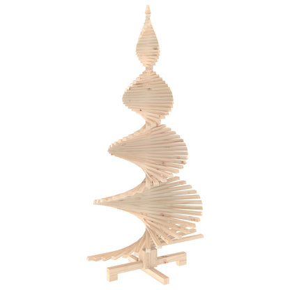 Wooden Christmas Tree KOTKA 180 cm Solid Pine Wood Natural