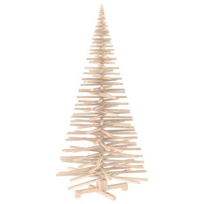 Wooden Christmas Tree KOTKA 210 cm Solid Pine Wood Natural