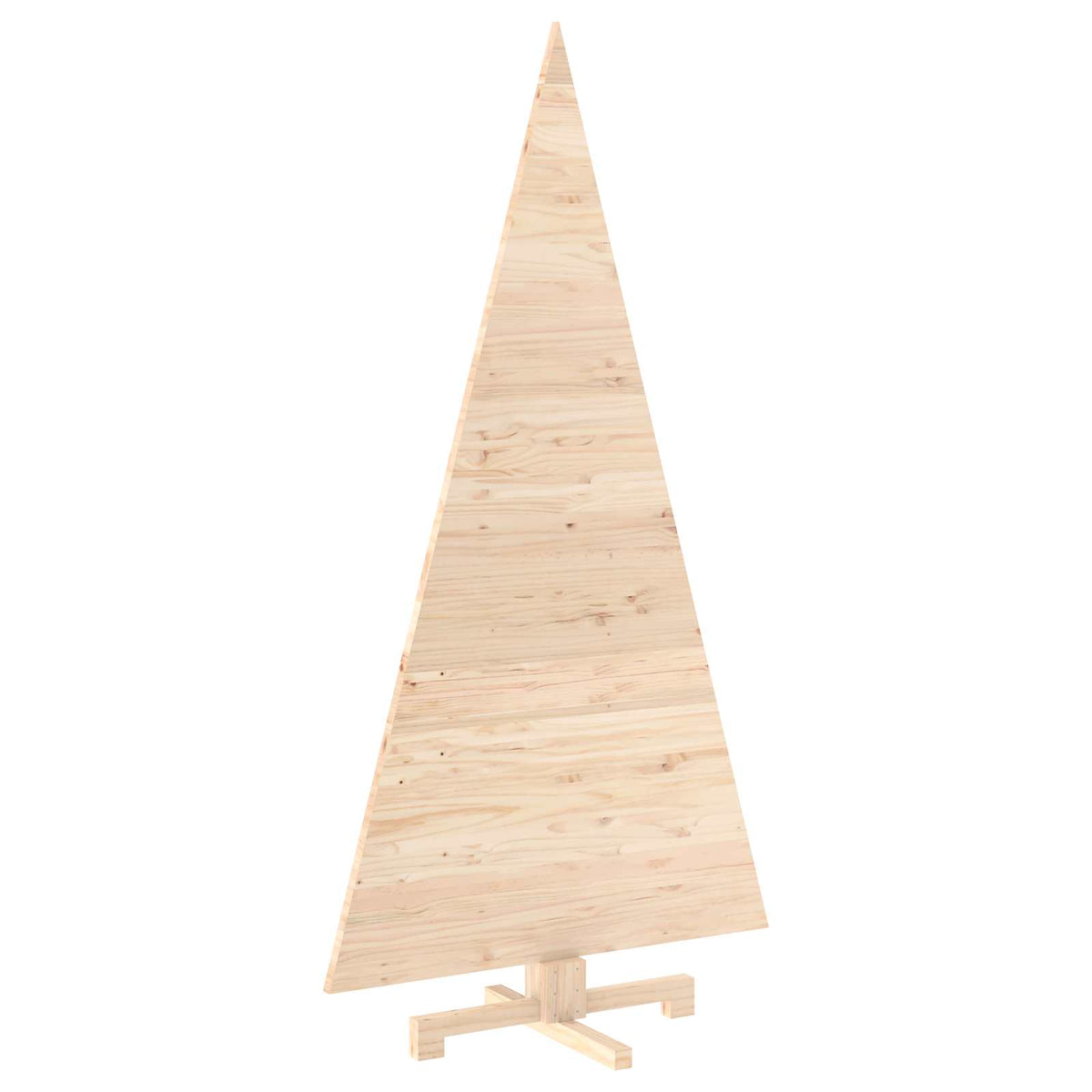 Wooden Christmas Tree KOTKA 210 cm Solid Pine Wood Natural