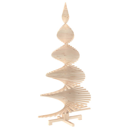 Wooden Christmas Tree KOTKA 210 cm Solid Pine Wood Natural