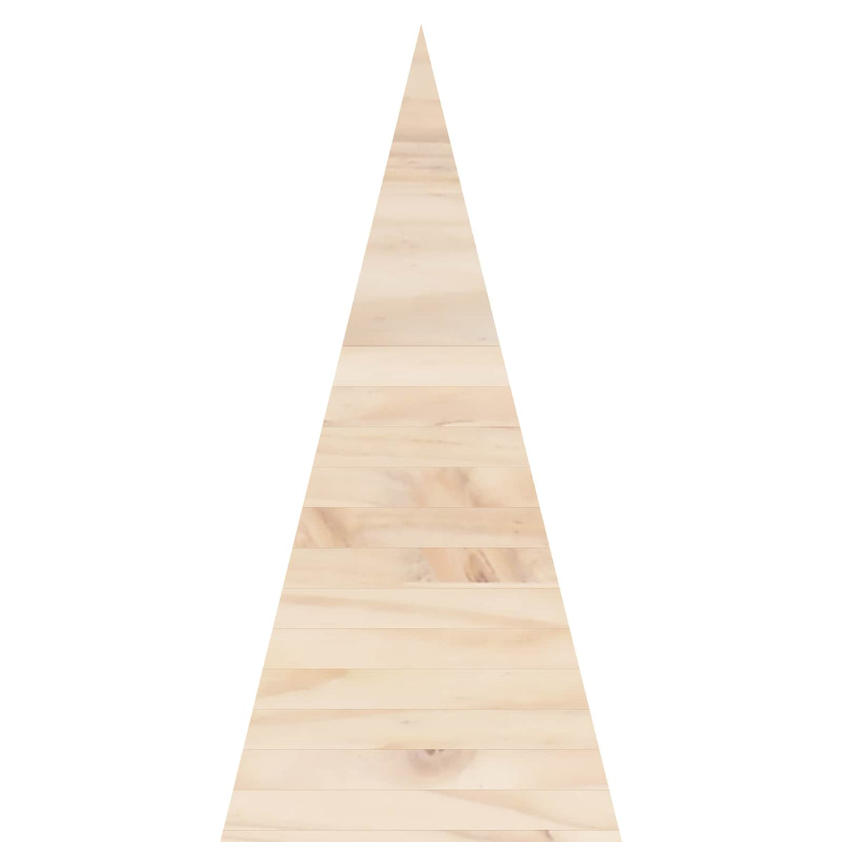 Wooden Christmas Tree KOTKA 240 cm Solid Pine Wood Natural