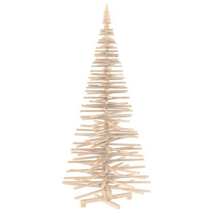 Wooden Christmas Tree KOTKA 240 cm Solid Pine Wood Natural