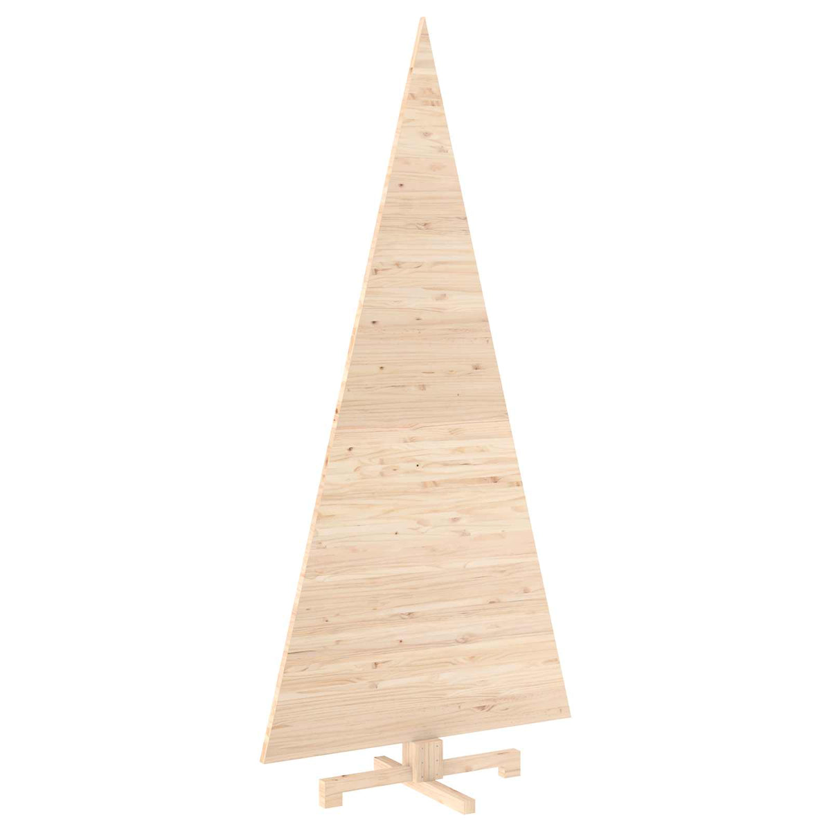 Wooden Christmas Tree KOTKA 240 cm Solid Pine Wood Natural