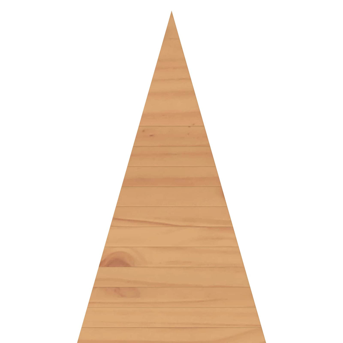 Wooden Christmas Tree KOTKA 120 cm Solid Pine Wood Brown Finish