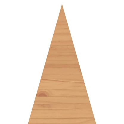 Wooden Christmas Tree KOTKA 120 cm Solid Pine Wood Brown Finish
