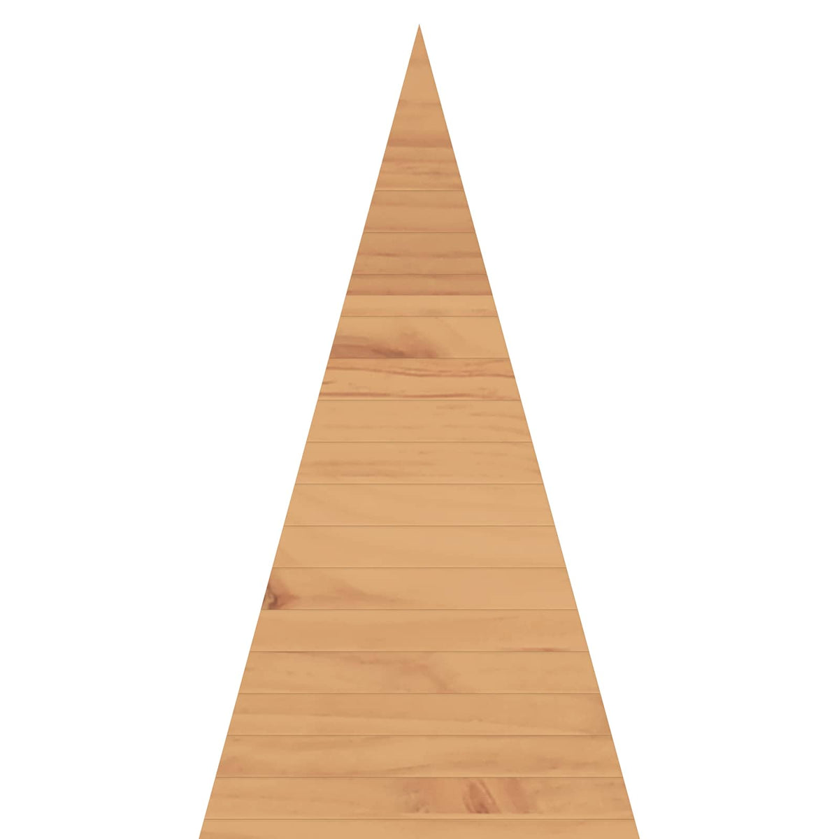 Wooden Christmas Tree KOTKA 210 cm Solid Pine Wood Brown Finish