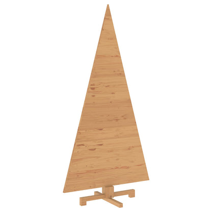 Wooden Christmas Tree KOTKA 210 cm Solid Pine Wood Brown Finish