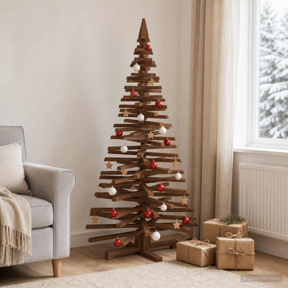 Wooden Christmas Tree KOTKA 150 cm Solid Pine Wood