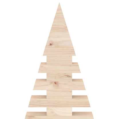 Wooden Christmas Tree KOTKA 120 cm Solid Pine Wood Natural