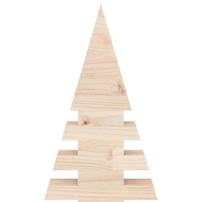 Wooden Christmas Tree KOTKA 150 cm Solid Pine Wood Natural