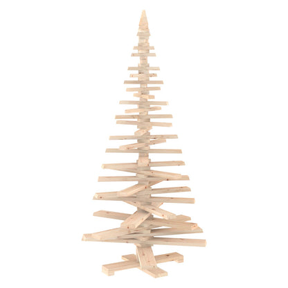 Wooden Christmas Tree KOTKA 180 cm Solid Pine Wood Natural