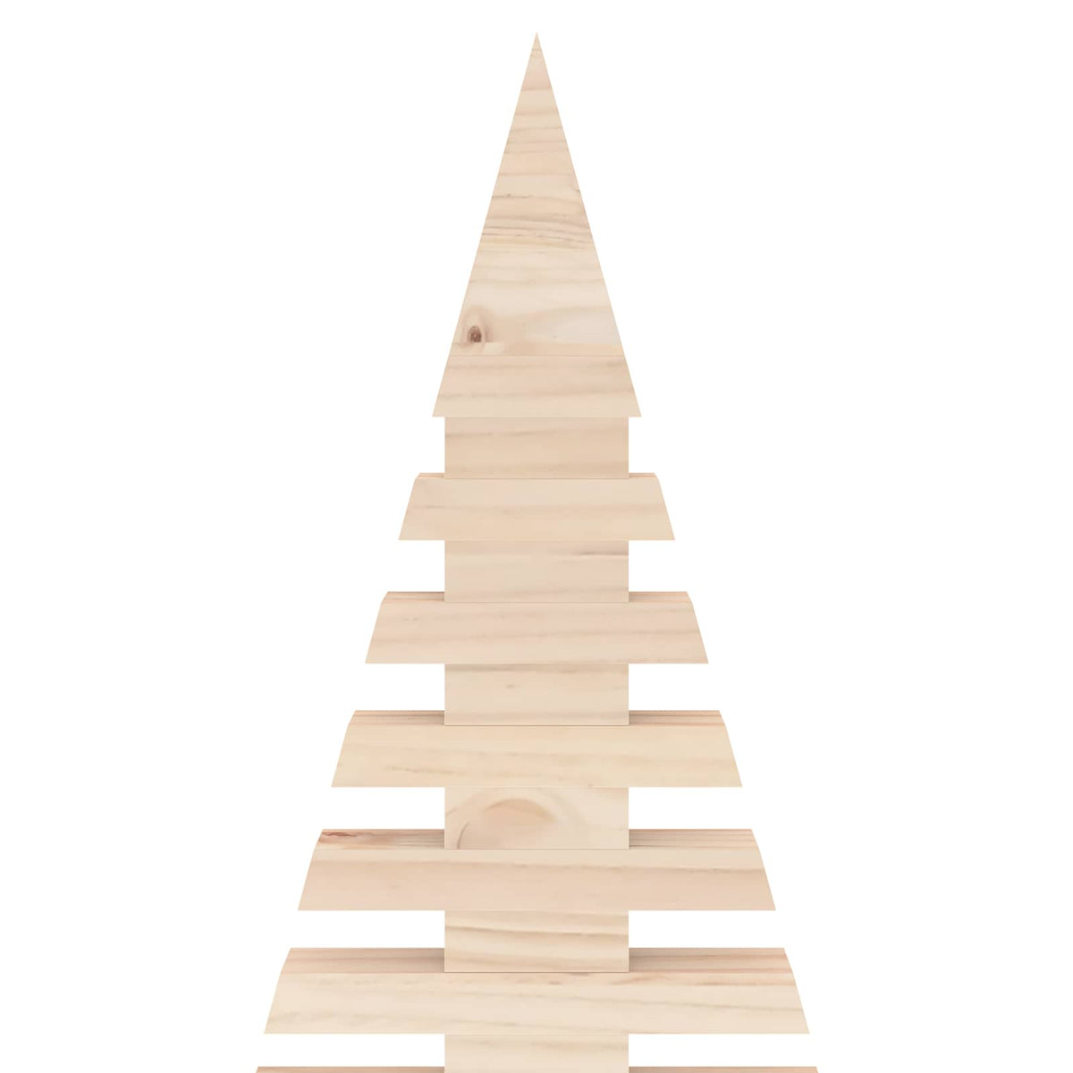Wooden Christmas Tree KOTKA 210 cm Solid Pine Wood Natural