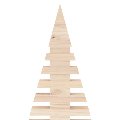 Wooden Christmas Tree KOTKA 210 cm Solid Pine Wood Natural