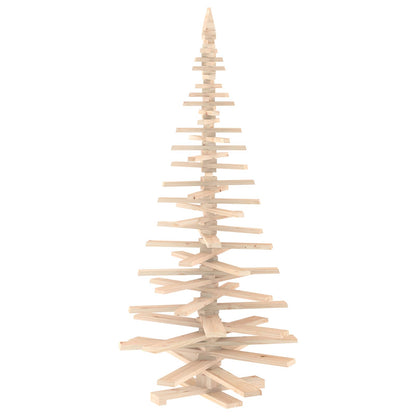 Wooden Christmas Tree KOTKA 210 cm Solid Pine Wood Natural