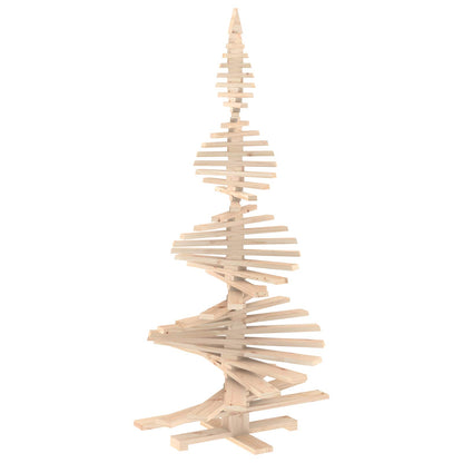 Wooden Christmas Tree KOTKA 210 cm Solid Pine Wood Natural