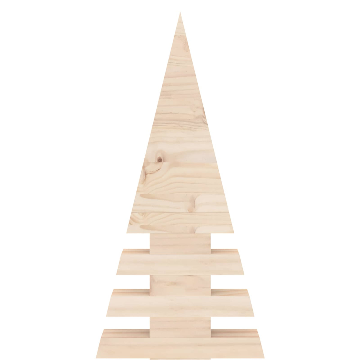 Wooden Christmas Tree KOTKA 240 cm Solid Pine Wood Natural