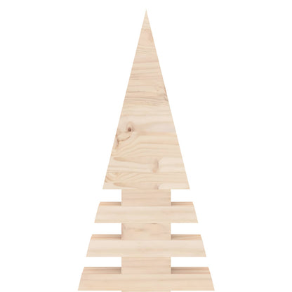 Wooden Christmas Tree KOTKA 240 cm Solid Pine Wood Natural