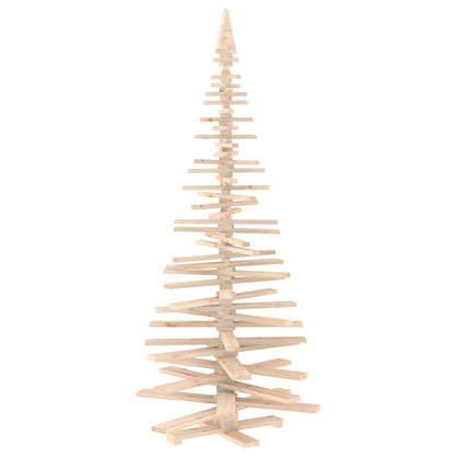 Wooden Christmas Tree KOTKA 240 cm Solid Pine Wood Natural