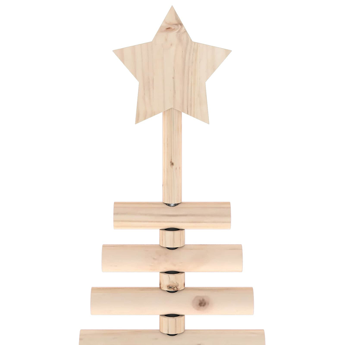 Wooden Christmas Tree KOTKA 150 cm Solid Pine Wood Natural