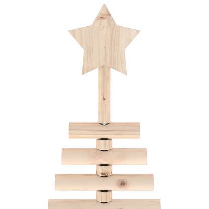 Wooden Christmas Tree KOTKA 150 cm Solid Pine Wood Natural