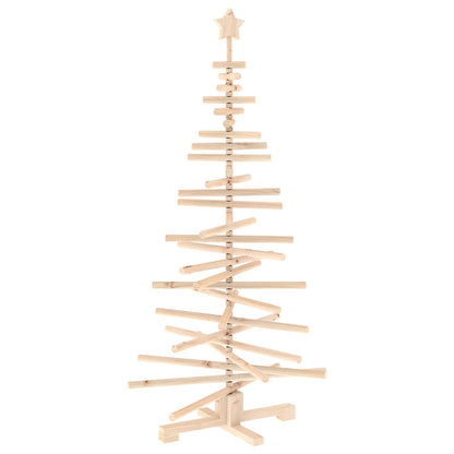 Wooden Christmas Tree KOTKA 150 cm Solid Pine Wood Natural