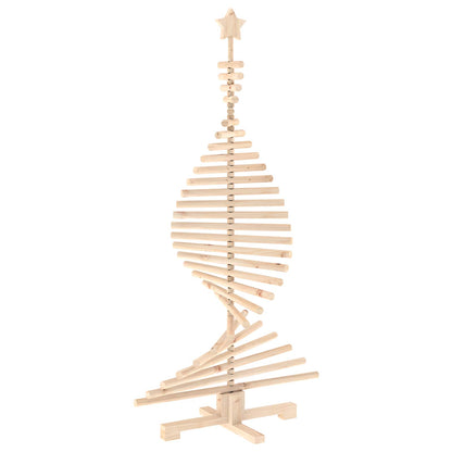 Wooden Christmas Tree KOTKA 150 cm Solid Pine Wood Natural